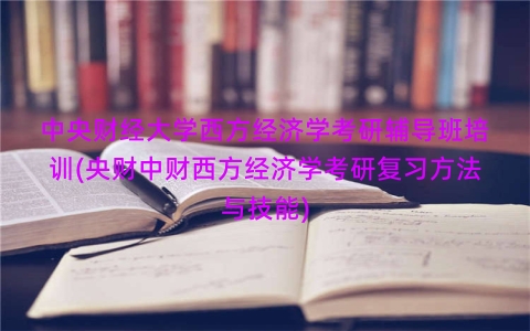 中央财经大学西方经济学考研辅导班培训(央财中财西方经济学考研复习方法与技能)