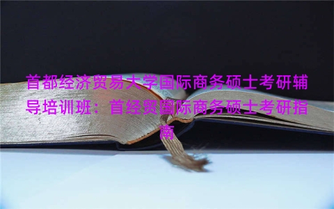 首都经济贸易大学国际商务硕士考研辅导培训班：首经贸国际商务硕士考研指南
