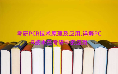 考研PCR技术原理及应用,详解PCR技术在考研中的应用