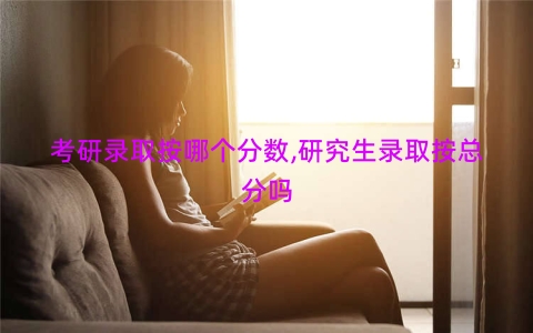 考研录取按哪个分数,研究生录取按总分吗