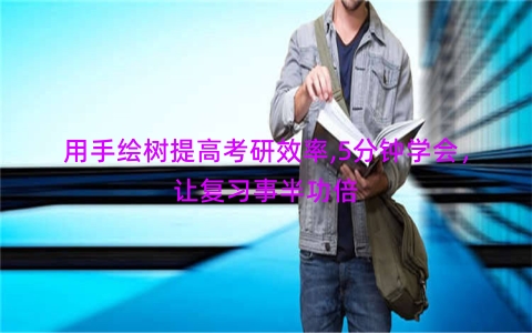 用手绘树提高考研效率,5分钟学会，让复习事半功倍