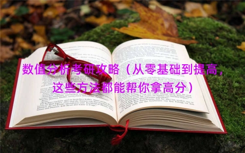 数值分析考研攻略（从零基础到提高，这些方法都能帮你拿高分）