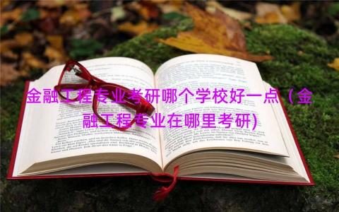 金融工程专业考研哪个学校好一点（金融工程专业在哪里考研)