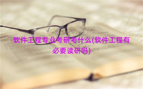 软件工程专业考研考什么(软件工程有必要读研吗)