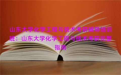 山东大学化学工程与技术考研辅导培训班：山东大学化学工程与技术考研完整指南